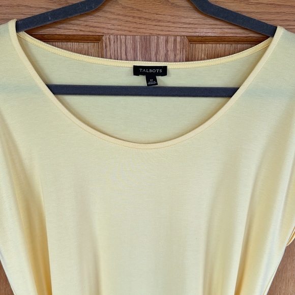 Talbots NWOT Yellow T-Shirt Dress - Picture 4 of 5